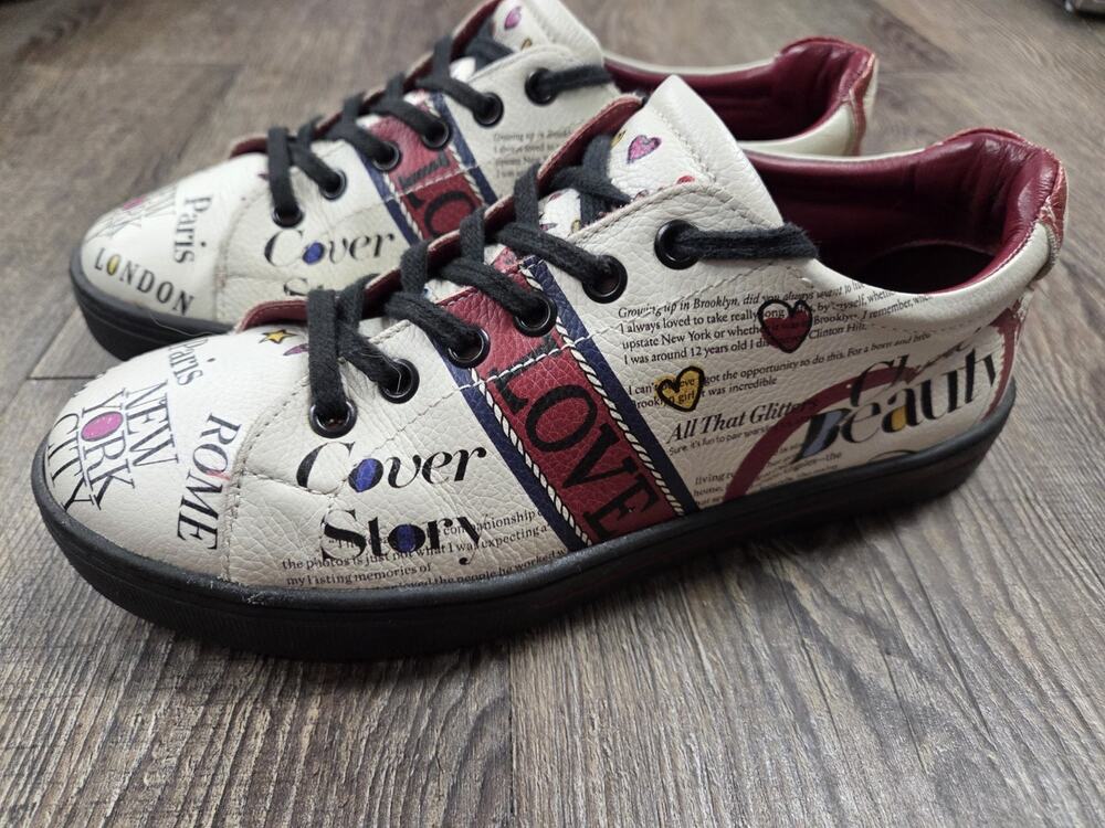 Brighton Scoop love travel Leather sneakers size 7.5M Shoes Lace Up